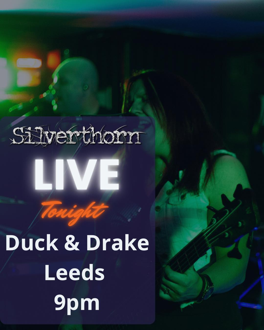 See you tonight at the Duck and Drake in Leeds!

#rock #coverband #silverthorn #rocknroll #livemusic #livemusicisbetter #silverthornrock #livemusicislife #rockmusic #LiveMusicIsBack #rockandroll #stadiumrock